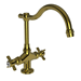 Newport Brass N1008/03N Uncoated Polished Brass - Living Single Hole Bar Faucet
