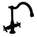 Newport Brass N1008/56 Flat Black Single Hole Bar Faucet