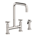 Newport Brass N1400-5412/15 Polished Nickel - Natural Two Handle Kitchen Faucet