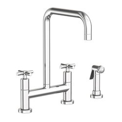  East Square Two-Handle Kitchen Faucet - Biscuit