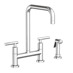  East Square Two-Handle Kitchen Faucet - Biscuit