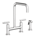 Newport Brass N1400-5413/26 Polished Chrome Two Handle Kitchen Faucet