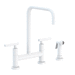 Newport Brass N1400-5413/52 Matte White Two Handle Kitchen Faucet