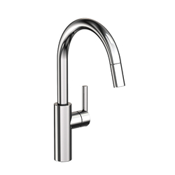 N1500-5113/14 East Linear Pull-Out Spray Kitchen Faucet - Gun Metal