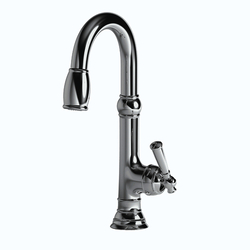 N2470-5223/14 Jacobean Single-Hole Bar Faucet - Gun Metal