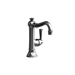  Jacobean Single Hole Bathroom Faucet - Biscuit