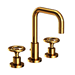Newport Brass N2950/03N Uncoated Polished Brass - Living 8'' Widespread Bathroom Sink Faucet