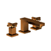 Newport Brass N2990/03N Uncoated Polished Brass - Living 8'' Widespread Bathroom Sink Faucet