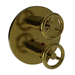 Newport Brass N3-2923TR/03N Uncoated Polished Brass - Living Thermostatic / Volume Control Trim