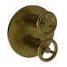 Newport Brass N3-2923TR/04 Satin Brass - PVD Thermostatic / Volume Control Trim