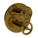 Newport Brass N3-2923TR/24 Polished Gold - PVD Thermostatic / Volume Control Trim