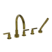 Newport Brass N3-2977/03N Uncoated Polished Brass - Living Tub Faucet Trim Kit