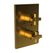 Newport Brass N3-3153TS/24S Satin Gold Thermostatic / Volume Control Trim