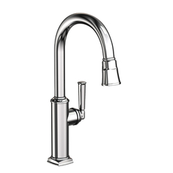  Zemora Pull-Out Spray Kitchen Faucet - Biscuit