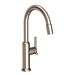 Newport Brass N3200-5113/15S Satin Nickel Pull-Out Spray Kitchen Faucet