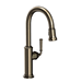 Newport Brass N3210-5103/15A Antique Nickel Pull-Out Spray Kitchen Faucet