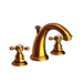 Newport Brass N890/24S Satin Gold 8'' Widespread Bathroom Sink Faucet