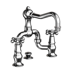 N930B/14 Chesterfield 8'' Widespread Bathroom Faucet - Gun Metal