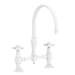 Newport Brass N9455/52 Matte White Two Handle Kitchen Faucet