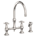 Newport Brass N9456/15 Polished Nickel - Natural Two Handle Kitchen Faucet