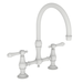 Newport Brass N9457/52 Matte White Two Handle Kitchen Faucet