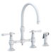 Newport Brass N9458/52 Matte White Two Handle Kitchen Faucet