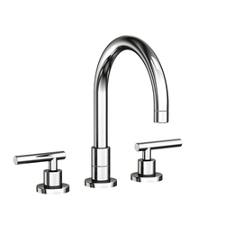 N9901L/14 East Linear Two-Handle Kitchen Faucet - Gun Metal