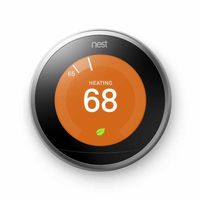  Learning Thermostat Connected Home - Polished Steel