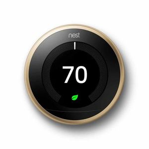 GT3032US Learning Thermostat Connected Home - Brass