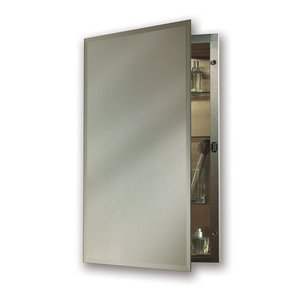 R1448 Galena Swing Door Medicine Cabinet - Stainless Steel