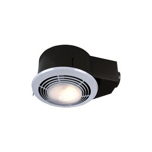 N9093WH With Light Bathroom Fan - White N9093WH With Light Bathroom Fan - White