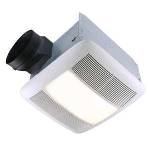 NQTXEN150FLT Ultra Silent With Light Bathroom Fan - White NQTXEN150FLT Ultra Silent With Light Bathroom Fan - White