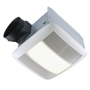 NQTXEN110FLT Ultra Silent With Light Bathroom Fan - White NQTXEN110FLT Ultra Silent With Light Bathroom Fan - White