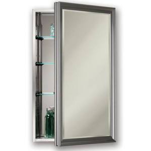 RS568N244SSSNP Studio V Swing Door Medicine Cabinet - Satin Nickel / Stainless