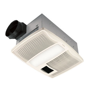 BQTX110HL Ultra Silent With Light Bathroom Fan - White