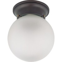  Flush Mount Ceiling Light - Mahogany Bronze