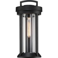  Huron Hanging Hanging Lantern - Aged Bronze / Glass