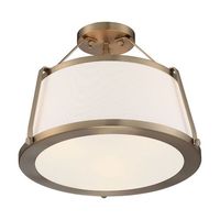 Semi Flush Mount 15-1/2" Width Semi Flush Mount 15-1/2" Width