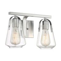  Skybridge 2 Bulb Bathroom Lighting - Brushed Nickel
