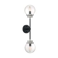 Bathroom Lighting (2 Bulbs) 5-7/8" Width Bathroom Lighting (2 Bulbs) 5-7/8" Width
