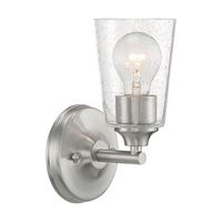  Bransel 1 Bulb Wall Sconce - Brushed Nickel