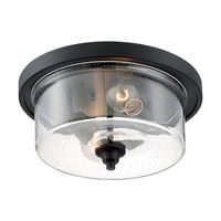  Bransel Flush Mount Ceiling Light - Matte Black