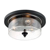  Bransel Flush Mount Ceiling Light - Matte Black