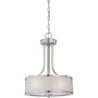  Fusion Drum Pendant Pendant Light - Brushed Nickel