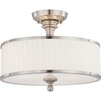  Candice Semi Flush Mount Ceiling Light - Brushed Nickel