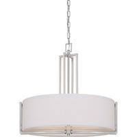  Gemini Drum Pendant Pendant Light - Brushed Nickel