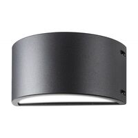  Genova 1 Bulb Wall Sconce - Anthracite