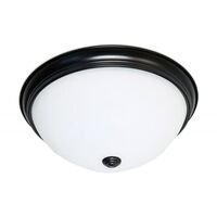  Dome Flush Mount Ceiling Light - Mahogany Bronze