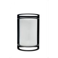  Bulk Head 1 Bulb Wall Sconce - Black