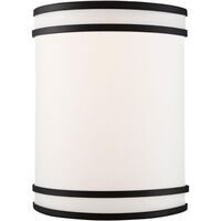  Glamour 1 Bulb Wall Sconce - Black